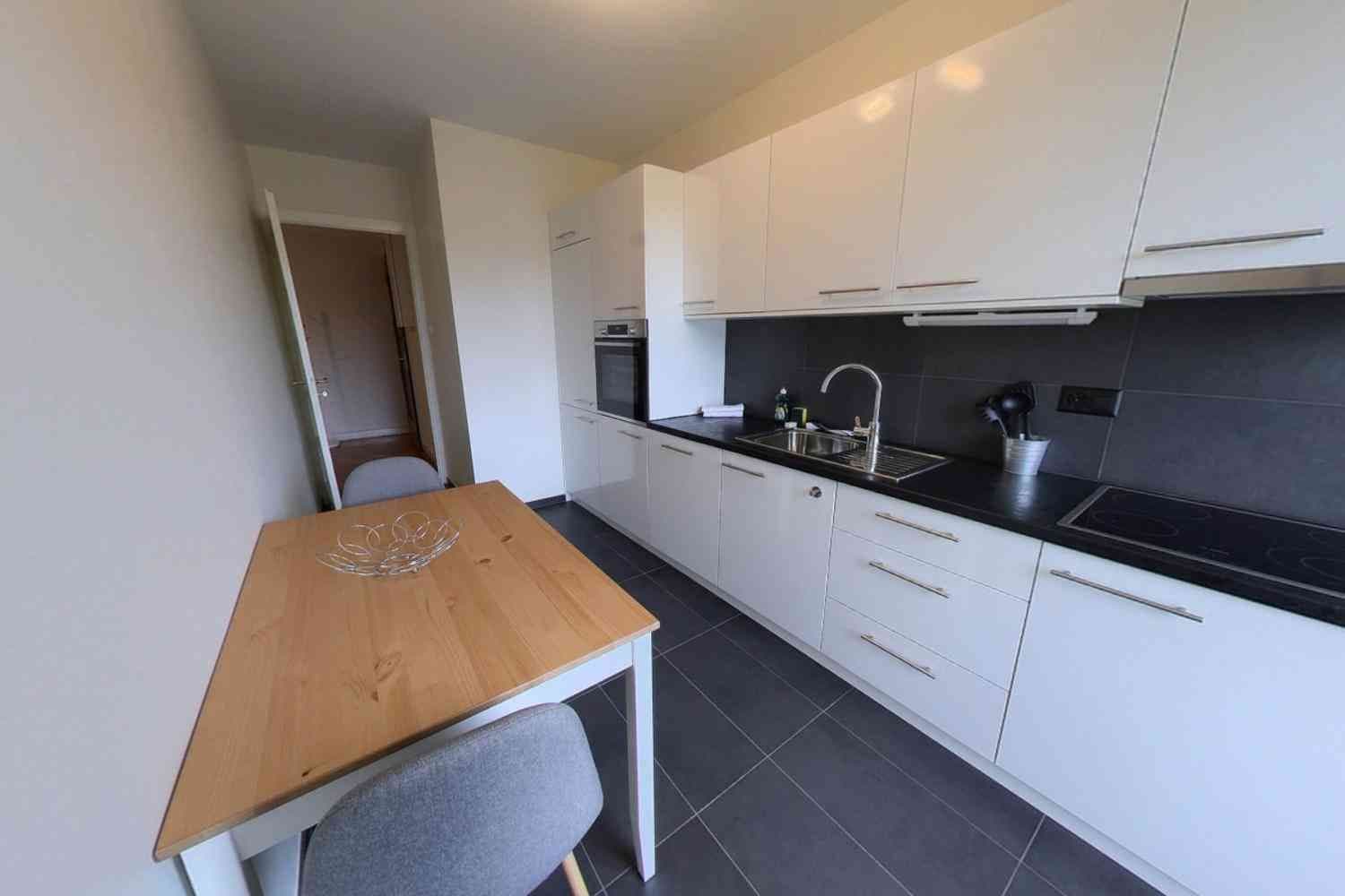 Spacieux appartement meublé de 2 chambres avec balcon et vue sur la ri — vignette 2