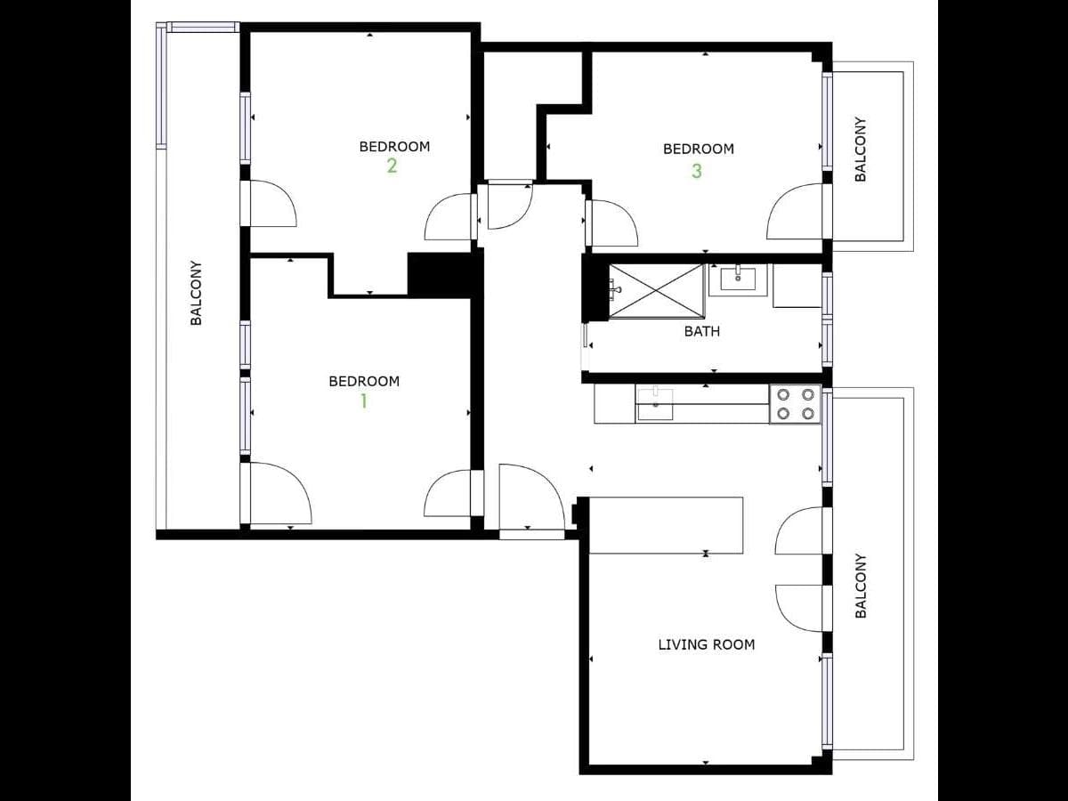 Appartement 4 pièces de 66 m² — vignette 12