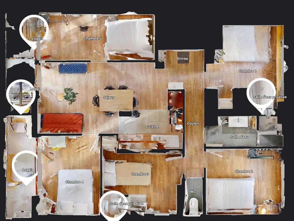 Appartement 6 pièces de 81 m² — vignette 9