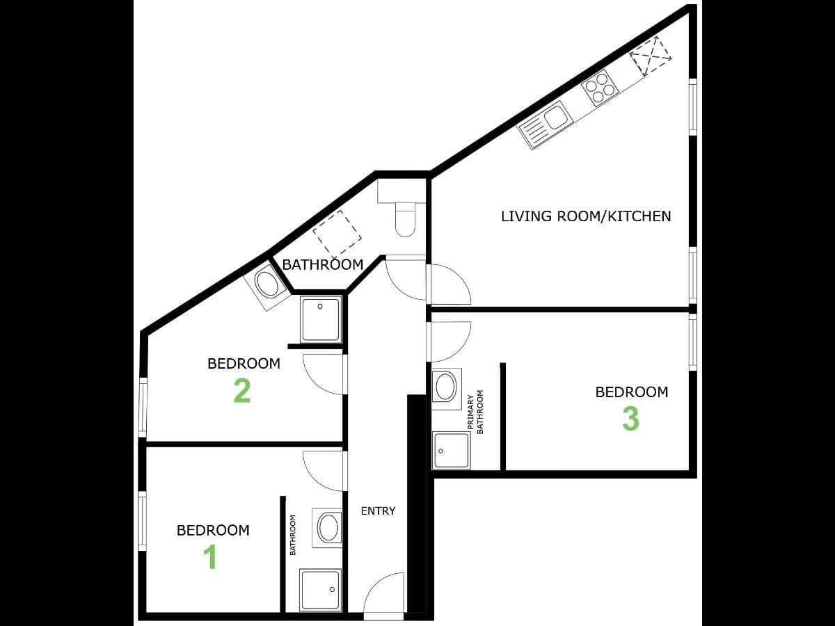 Appartement 4 pièces de 75 m² — vignette 12